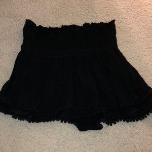 Planet blue black skort